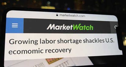 Market Watch Growing Labor Shortage Shackles US Economic Recovery